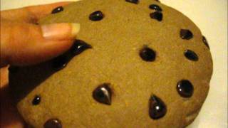 Stoneware Clay Chocolate Chip Cookie with brown glazed chips [upl. by Nohsyt181]