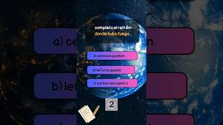 completa el refrán trivial preguntas quiz quiztime viralvideo [upl. by Flemings]