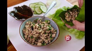 ROULEAUX DE LAITUE ASIATIQUES AUX SHIITAKES PORC amp TOFU [upl. by Newel]