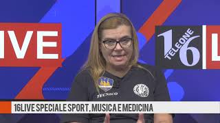 16LIVE  SPECIALE SPORT MUSICA E MEDICINA [upl. by Adnamra227]