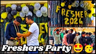 Freshers Party 2024 Vlog 🤩🥳 Win The tornament and got a Gold Medal 🏅🤩💪 SH Kelkar college devgad [upl. by Little]