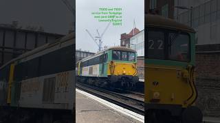 73202 and 73201 service from Tonbridge west yard GBRF to St Leonard’s EngLtd GBRF [upl. by Rosel]