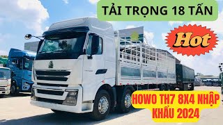 BÁO GIÁ HOWO TH7 BỐN CHÂN MUI BẠT NHẬP KHẨU 2024 PHÚC XE TẢI ĐỒNG NAI [upl. by Bilbe]