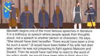 Macbeth  Act 5 Scene 5 Summary [upl. by Zischke]