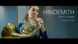 Paul Hindemith Mäßig bewegt from Horn Sonata  Anneke Scott amp Christopher Williams [upl. by Zerk471]