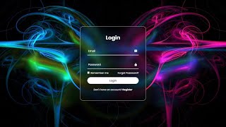 Responsive Animated Login Form using HTML and CSS [upl. by Spense]