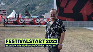 GampelTV 2023 Olivier Imboden zum Festivalstart [upl. by Marcello]