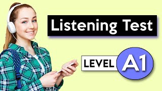 A1 Listening Test  English Listening Test [upl. by Herby]