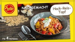 Maggi Nachgemacht HackReisTopf  Sallys Welt [upl. by Frentz752]