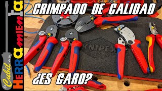 CRIMPADORAS KNIPEX PARA PUNTERAS O TERMINALES ELECTRICOS [upl. by Mireille]