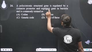 A polycistronic structural gene is regulated by a common promoter and regulator gene in bacteria [upl. by Hilario]