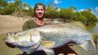 Barramundi Fishing Remote Australia  We Catch Monster Barramundi [upl. by Sandstrom]