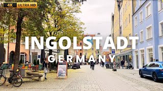 4K Old Town Ingolstadt walking tour Germany 🇩🇪 [upl. by Araf]