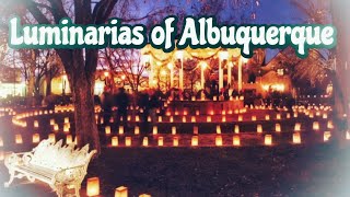 Walking through Thousands of Luminarias on Christmas Eve Albuquerque NM [upl. by Syd432]