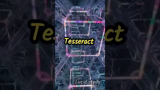 Tesseract is the fourth Dimension4D tesseract 4d sciencelover physics time science theory [upl. by Nyllewell]