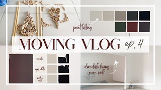 MOVING VLOG ep4 ♥ Wall Demolition Paint Testing Wood Appliqué Planning  RSKU Harmoni Elmina 1 [upl. by Keviv176]