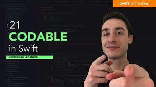 Codable Decodable and Encodable in Swift  Continued Learning 21 [upl. by Sloatman]