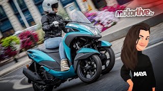 YAMAHA TRICITY 125 E4  TEST 2017 [upl. by Avril]