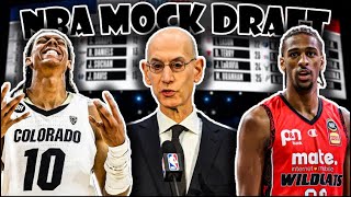 2024 NBA Lottery Mock Draft 10 [upl. by Nivek]