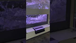 🎉New experience of home technology enjoy a visual feast homedecor hometheaterprojectorscreens [upl. by Amathist]