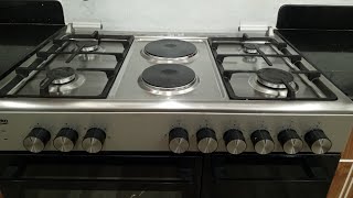 HOW TO USE THE BEKO OVEN WITH TWO HOTPLATES gas [upl. by Patty]