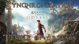 Assassins Creed Odyssey Phokis Synchronization Point Temple of Artemis Gameplay Guide [upl. by Lonyer787]