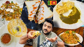 SriLankan Street Food Tour ₹270 mein itna kuch 🤤  Local Colombo Street Food  Kootu Hopper amp more [upl. by Lusty]