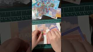 Clouds in the journal scrapbooking journaldecor asmr [upl. by Gorey]