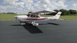 Hangar 9 Cessna 182 SkyLane Maiden Flight [upl. by Chapman]