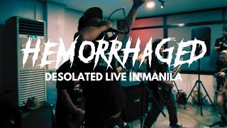 Hemorrhaged  Desolated Live in Manila  HD [upl. by Nyrual187]