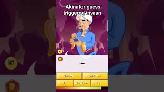 Akinator guess triggered insaan ♥️ 😚 pstgamer trending shortvideo triggeredinsaan [upl. by Aicenra274]