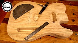 Micawber telecaster build part 3 [upl. by Eimyaj]