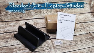 unboxing Klearlook 3in1 LaptopStänder [upl. by Mars]