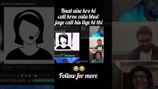 Baat aisi kro ki phone krne vala bhul jaye phone q kiya 🤣viralreels funny comedy tanmaybhat [upl. by Onitsuj]