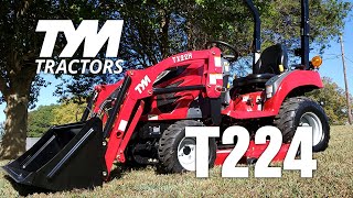 TYM Tractors T224 Product Overview [upl. by Fowkes629]