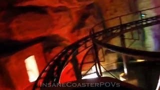 Lost Karst Cave Roller Coaster Onride POV Jin Jiang Action Park [upl. by Enihsnus124]