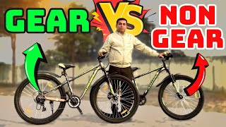 Gear vs Non Gear Cycle  Single Speed vs Gear Bicycle [upl. by Anna-Diana690]