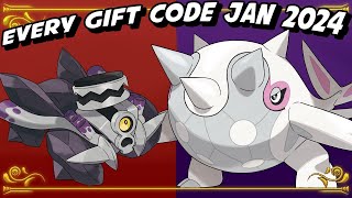 Every gift code in Pokemon Scarlet and Violet January 2024 [upl. by Ewer]