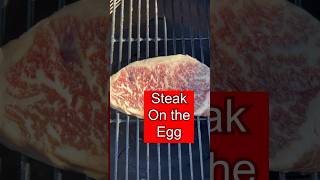 Grilling Striploin Steak on the Big Green Egg  BBQ Butcher NZ shorts [upl. by Derry]