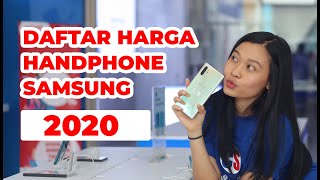 DAFTAR HARGA HANDPHONE SAMSUNG  Oktober 2020 [upl. by Pylle]