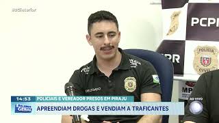 Policiais e Vereador presos em Piraju apreendem drogas e vendiam a traficantes [upl. by Sirehc]