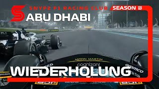 Wiederholung  🇦🇪 Abu Dhabi GP  Saison 5 Runde 10 [upl. by Sirenay553]