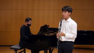 Weber concertino clarinet Op26 William Kang [upl. by Etireugram681]