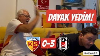 MÜMTAZREİSİ KIZDIRDIM DAYAK YEDİM😂 KAYSERİSPOR 03 BEŞİKTAŞ beşiktaş [upl. by Perreault]