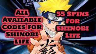 SHINOBI LIFE ALL CODE 20 SPINS CODE AND SECRET CODE😱😈🙊 [upl. by Faber]