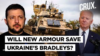 Explosive Reactive Armour on Bradleys  Ukraine Upgrades UsSupplied Vehicles After Russian Attacks [upl. by Hoppe]