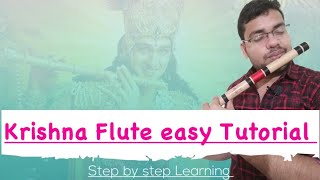 Krishna Flute Tutorial  कृष्णा धुन बजाना सीखें  step by step  Shivz Muzic®  MahaBharat [upl. by Birgitta]