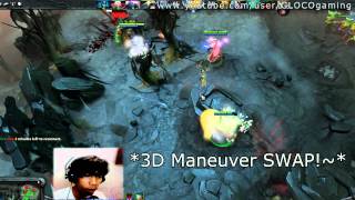 DOTA 2  How TO DODGE Miranas Elunes Arrow  3D Maneuver Swap [upl. by Modesty]