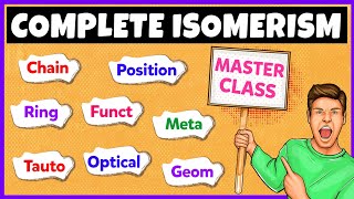 Isomerism in Organic Chemistry  Types of Isomerism  One Shot [upl. by Kisung657]