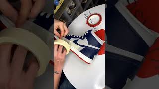 Aging the 85 Jordan 1 Georgetown [upl. by Oisangi]